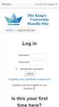 Mobile Screenshot of moodle.kingsu.ca